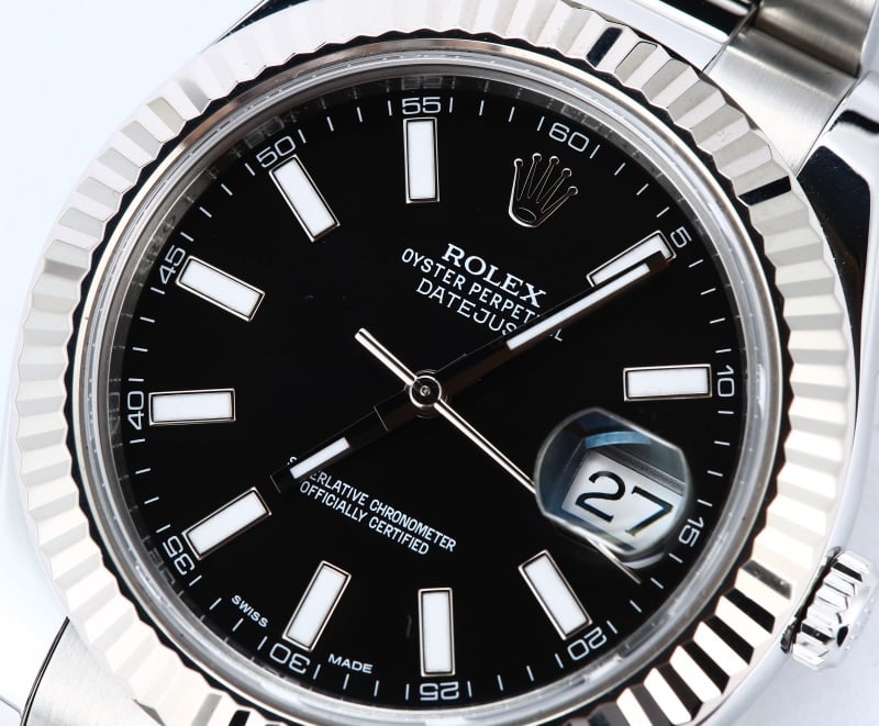 Rolex Datejust II 41 Black 116334 Oyster