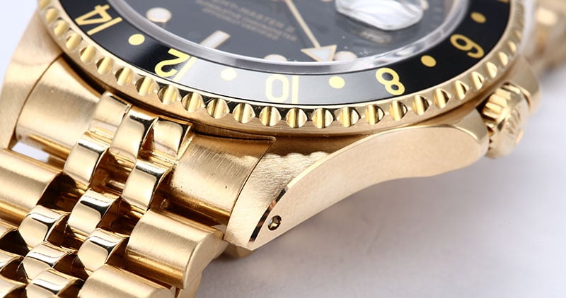 Rolex GMT Master 16758 Yellow Gold Jubilee