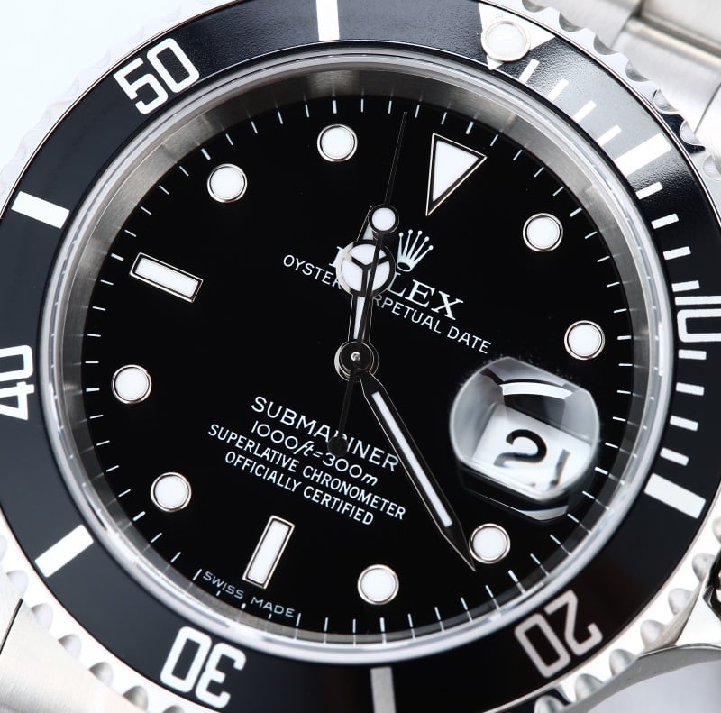 Rolex Submariner 16610 Factory Stickered