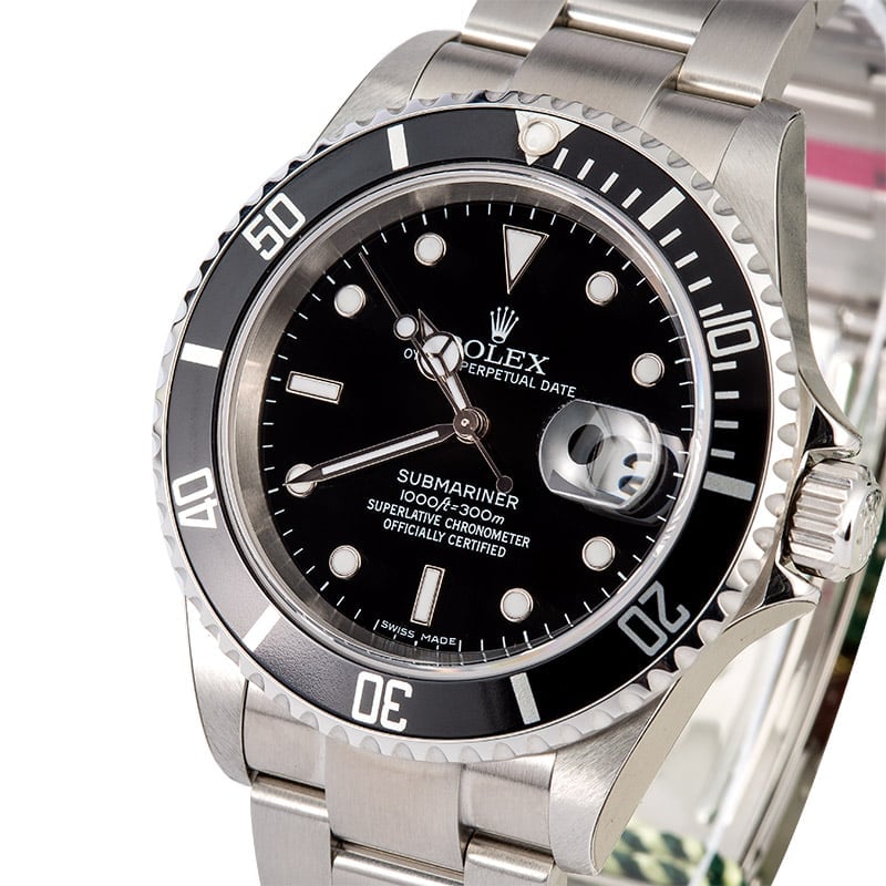 Rolex Submariner 16610 Factory Stickered