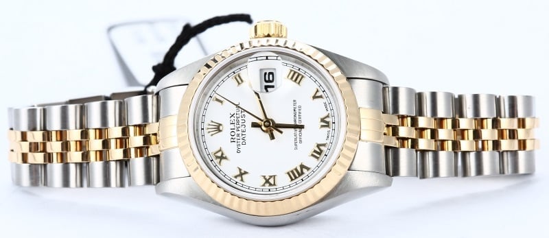 Datejust Ladies Rolex 79173 White Roman