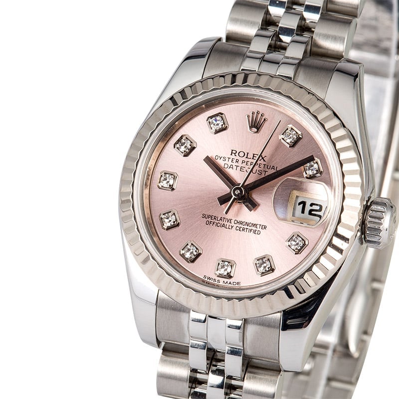 Rolex Ladies Datejust 179174 Pink Diamond