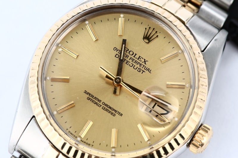 Datejust Rolex Champagne 16013