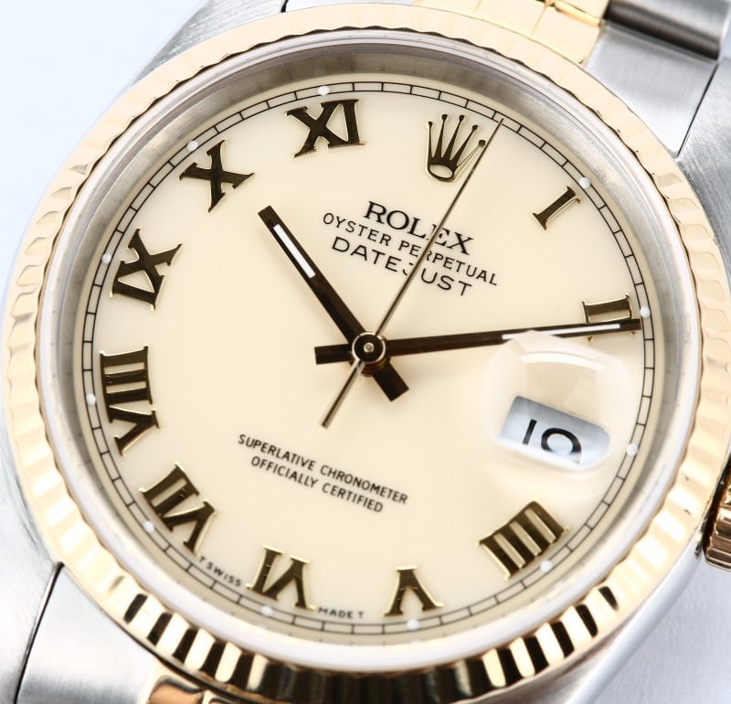 Rolex Datejust 36 Roman Dial 16233