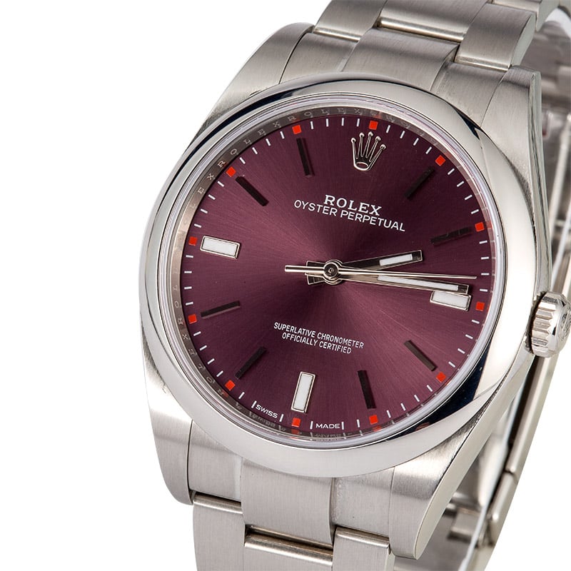 oyster perpetual 39 thickness