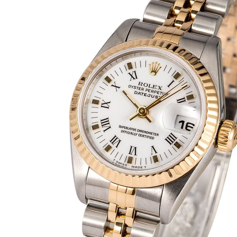 Rolex Ladies Datejust 79173 White Arabic