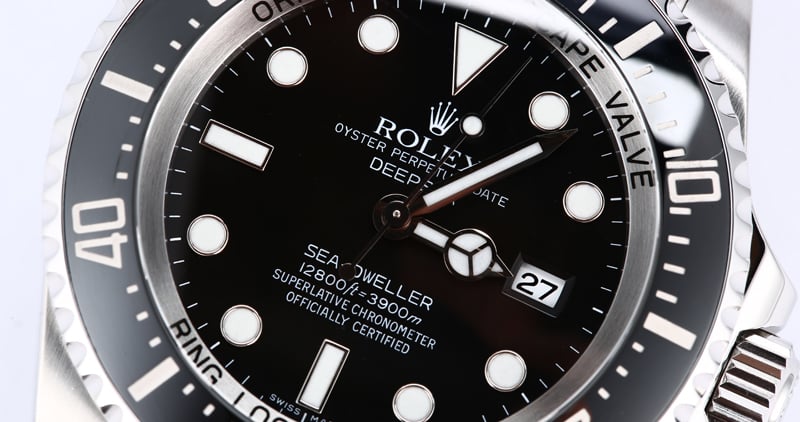 Mens DeepSea Rolex 116660BKSO