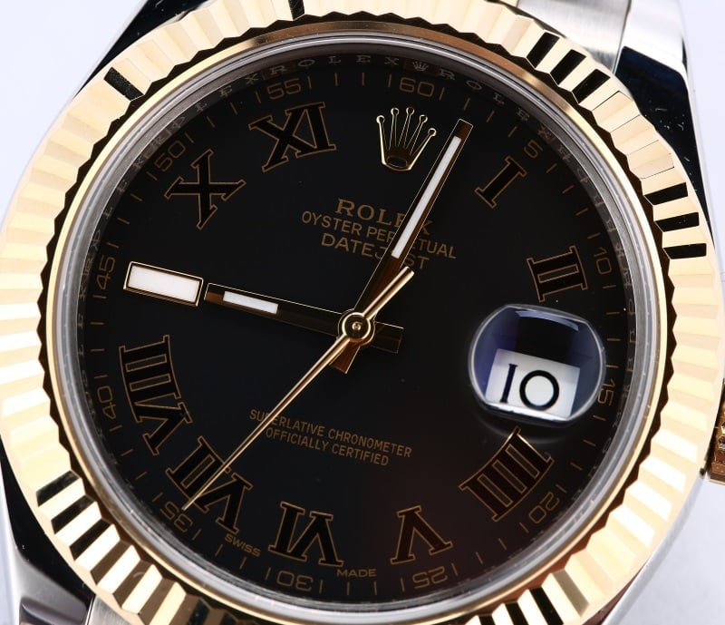 Rolex Datejust II 116333 Matte Black Dial