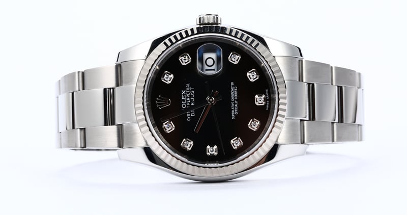 Rolex Datejust 116234BKDO Diamond Dial