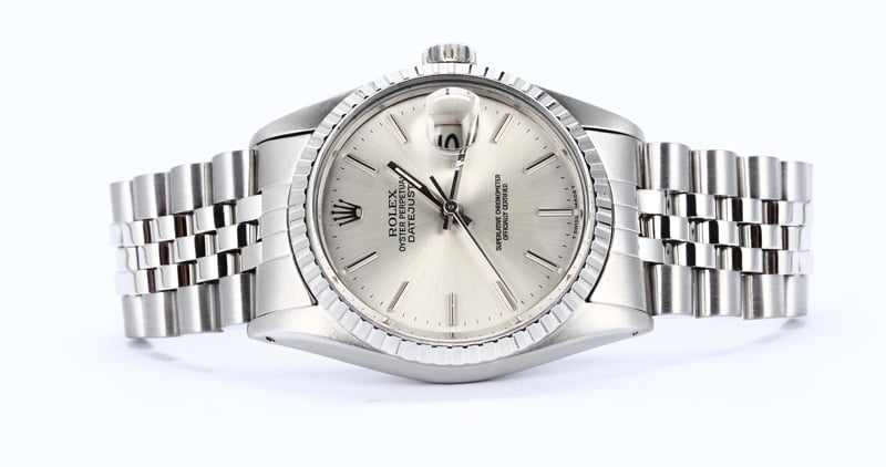 Rolex Datejust 16030 Silver Dial Men's Watch