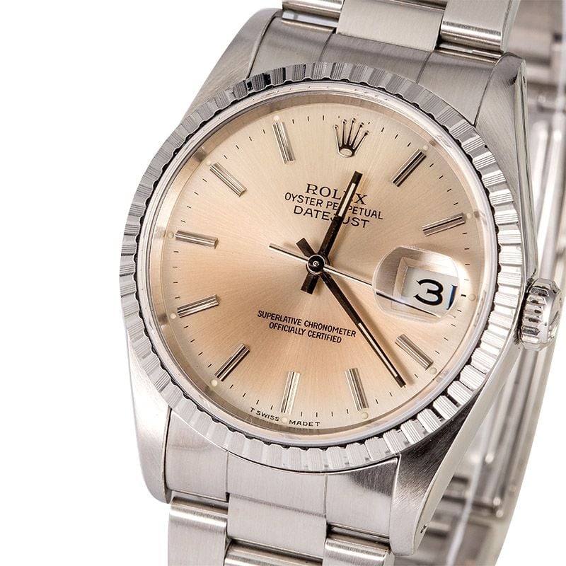 Men's Rolex Datejust 16220 Silver