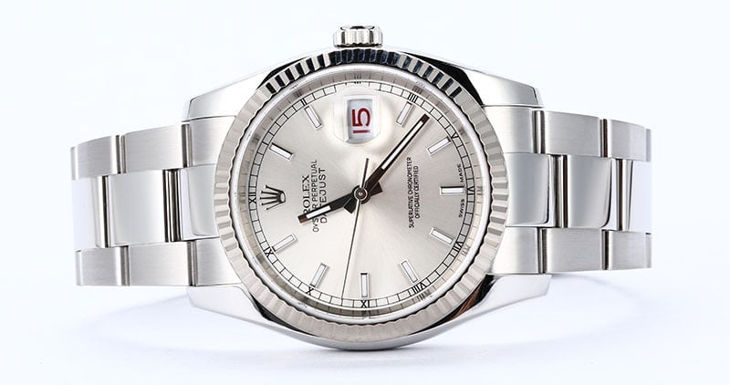 Rolex Datejust 116234 Steel and White Gold