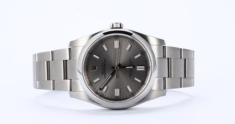 Authentic Rolex Oyster Perpetual 116000 Steel Dial