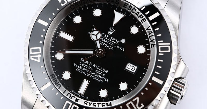 Factory Stickered Men's DeepSea Rolex 116660BKSO