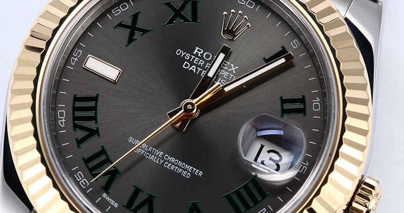 Rolex Datejust 116333 Slate Roman Dial