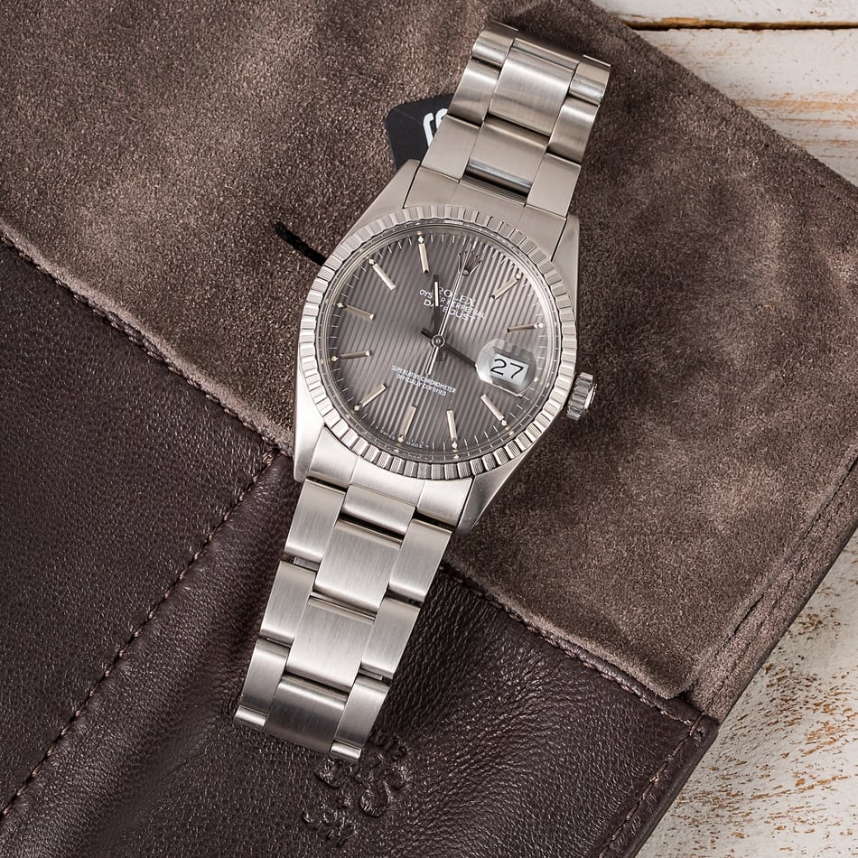 Rolex Datejust 16030 Slate Tapestry Dial