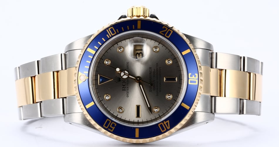 Rolex Submariner 16613 Blue Bezel Insert