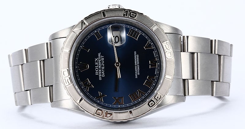 Rolex Datejust 16264 Blue Roman Dial