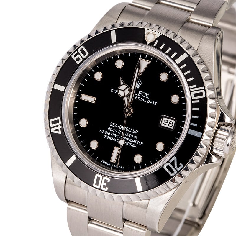 Rolex Sea-Dweller 16600 Black Dial Men's Watch