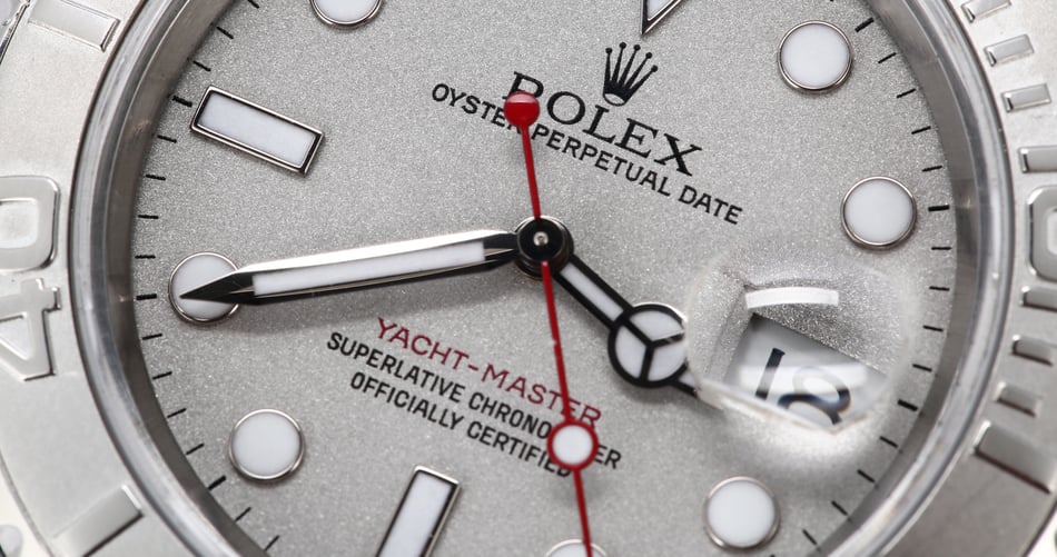 Rolex Yacht-Master 16622 Platinum Luminescent Dial