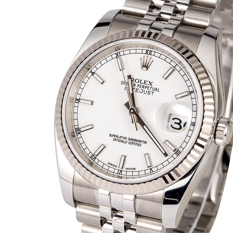 Rolex clearance 116234 white