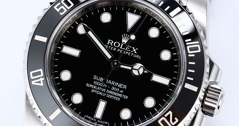Certified Rolex Submariner No Date 114060