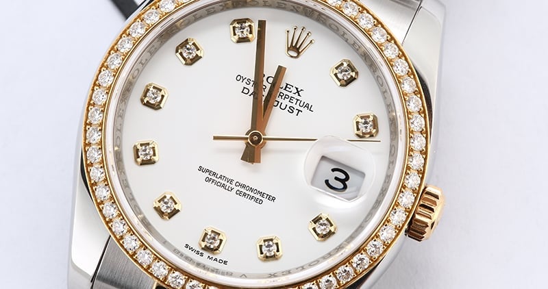 Rolex Datejust 116243 White Diamond Dial