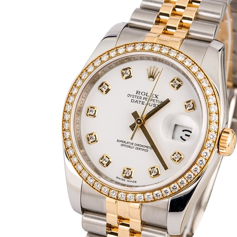 Rolex Datejust 116243 White Diamond Dial