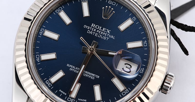 Men's Rolex Datejust II Ref 116334 Blue Dial