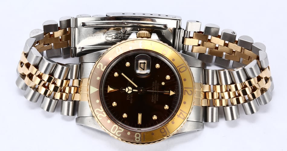 Rolex GMT-Master 16753 'Root Beer' Bezel Insert