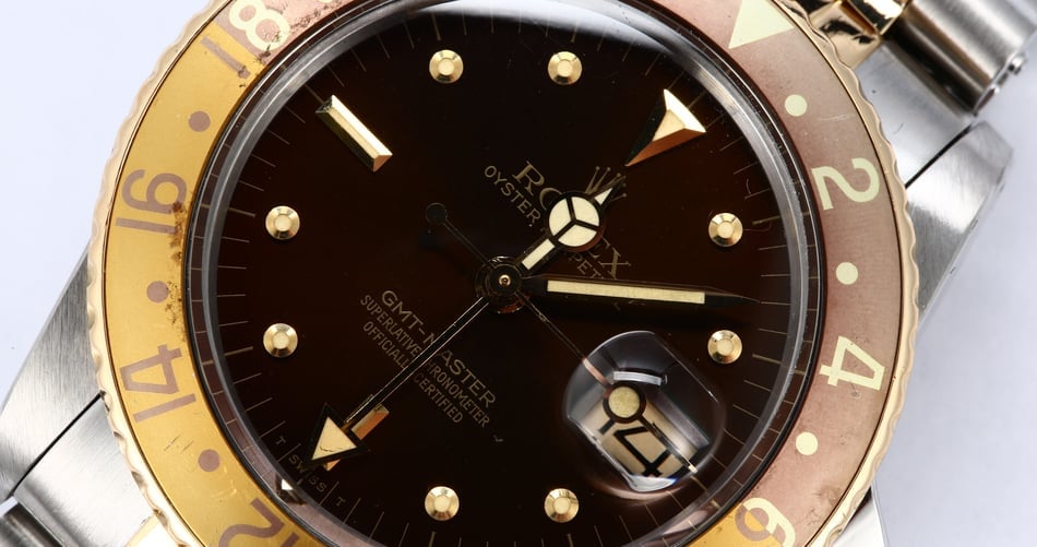 Rolex GMT-Master 16753 'Root Beer' Bezel Insert