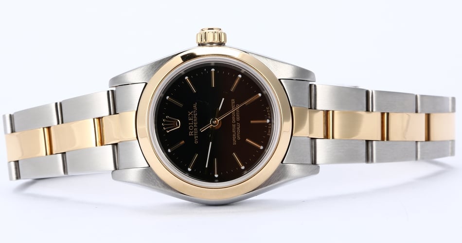 Ladies Rolex Oyster Perpetual 76183 Two Tone Oyster