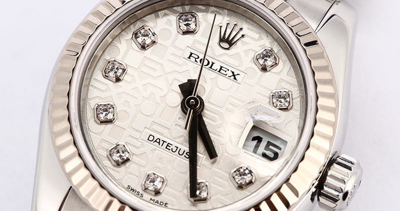 Lady Rolex Datejust Diamond Dial 179174