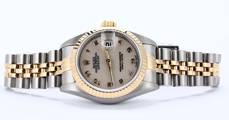 Rolex Ladies Datejust 69173 Ivory Arabic Dial