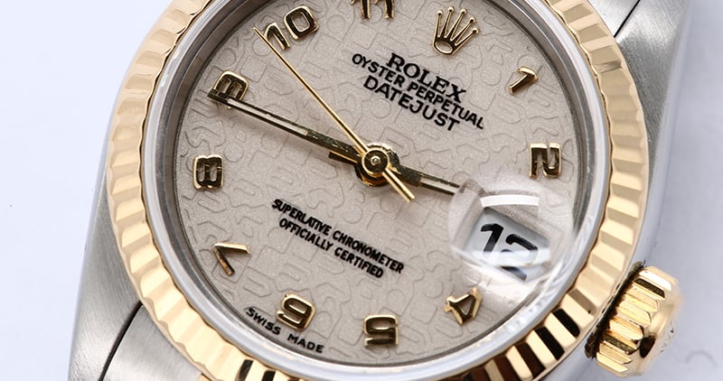 Rolex Ladies Datejust 69173 Ivory Arabic Dial