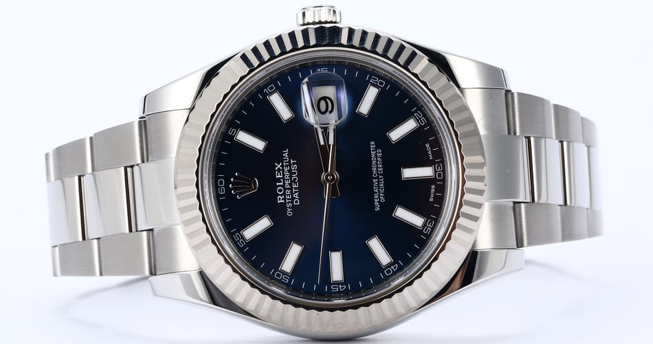 Rolex Datejust II Ref 116334 Blue Dial