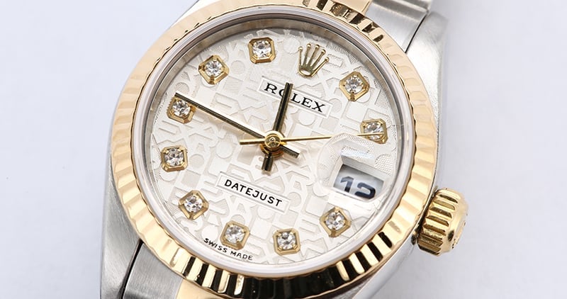 Rolex Lady-Datejust 26 Grey Diamond Dial Women's Watch 79173 - 79173-GRYDJ