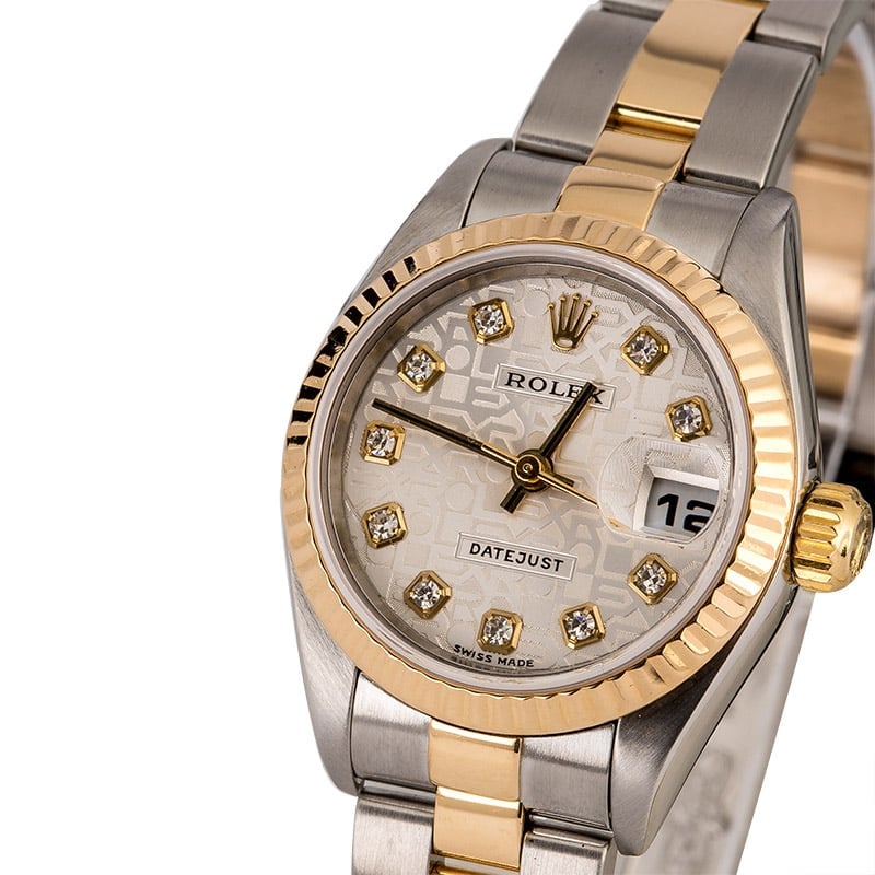 Rolex Lady-Datejust 26 Grey Diamond Dial Women's Watch 79173 - 79173-GRYDJ