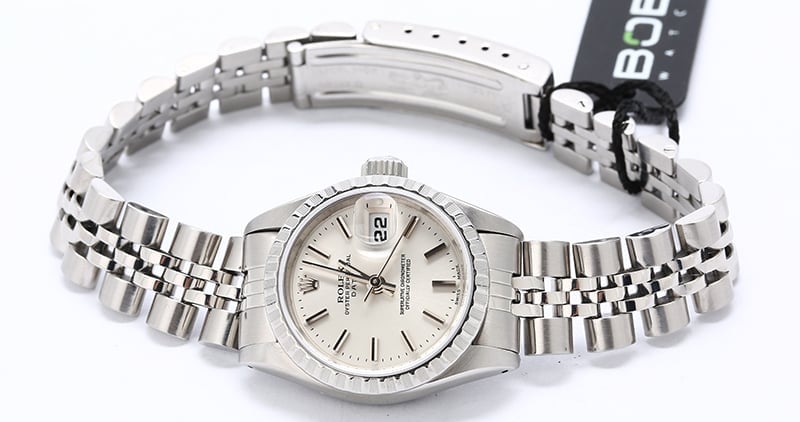 Rolex Ladies Date 69160 Silver Dial