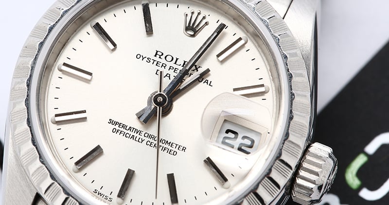 Rolex Ladies Date 69160 Silver Dial