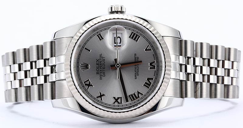 Rolex Datejust 116234 Rhodium Roman