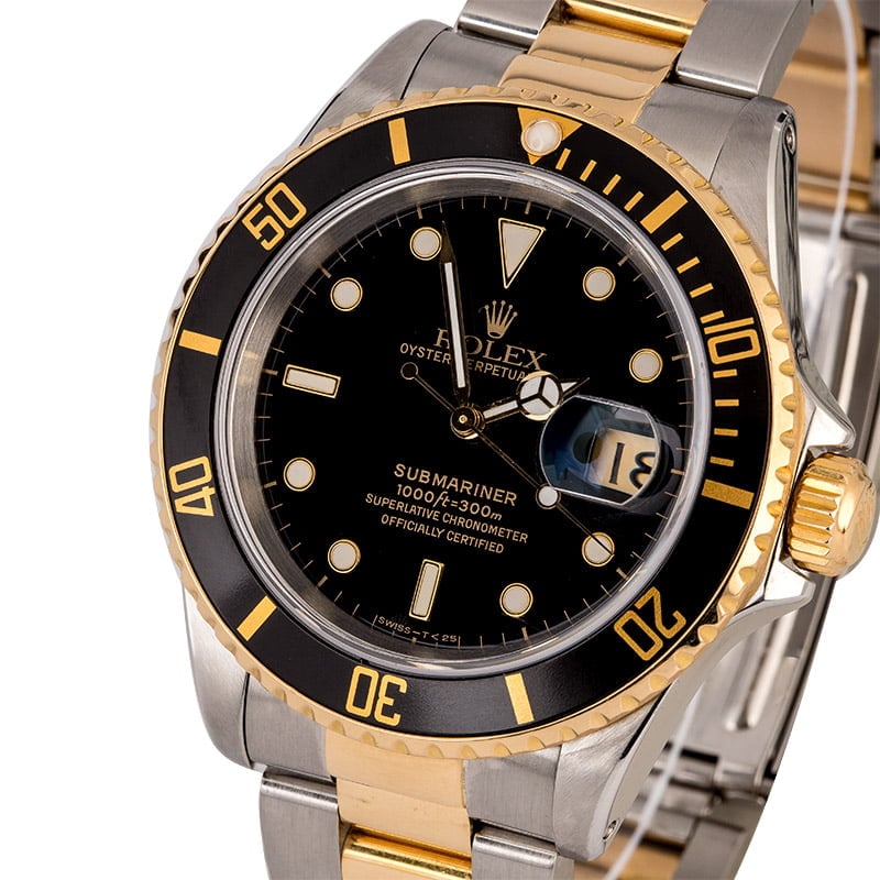 Rolex Submariner 16613 Two Tone Oyster Men's Watch