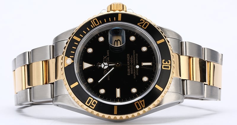 Rolex Submariner 16613 Two Tone Oyster Men's Watch