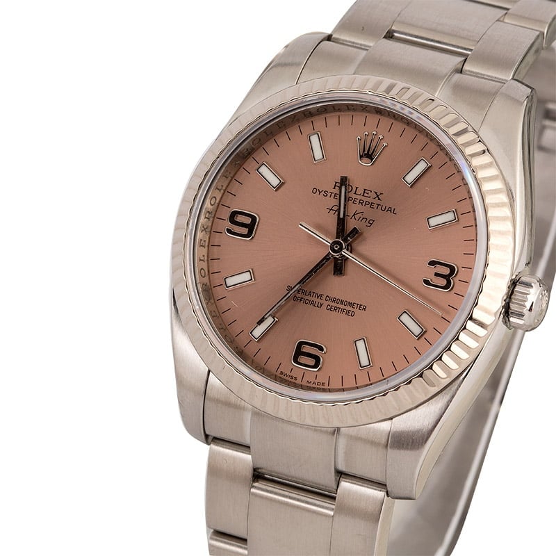 Rolex Air-King 114234 Salmon Dial