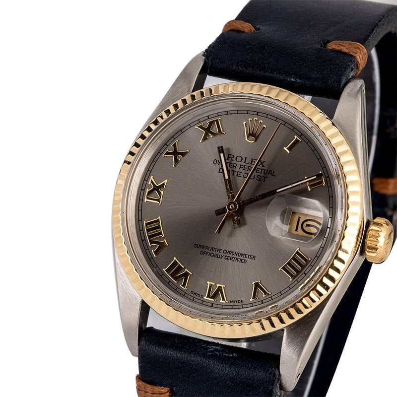 Rolex Datejust 16013 Slate Roman Dial