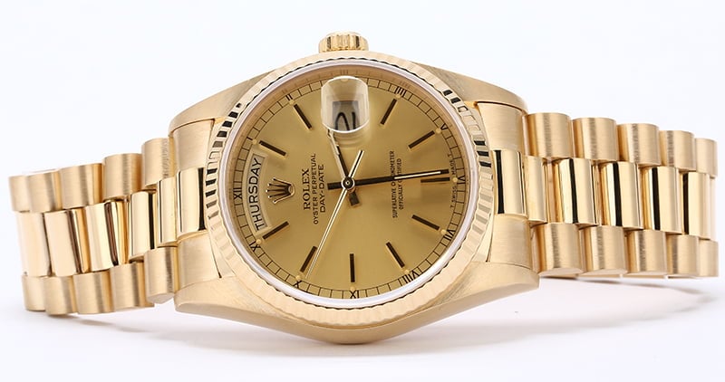 Rolex President 18038 Yellow Gold Day-Date