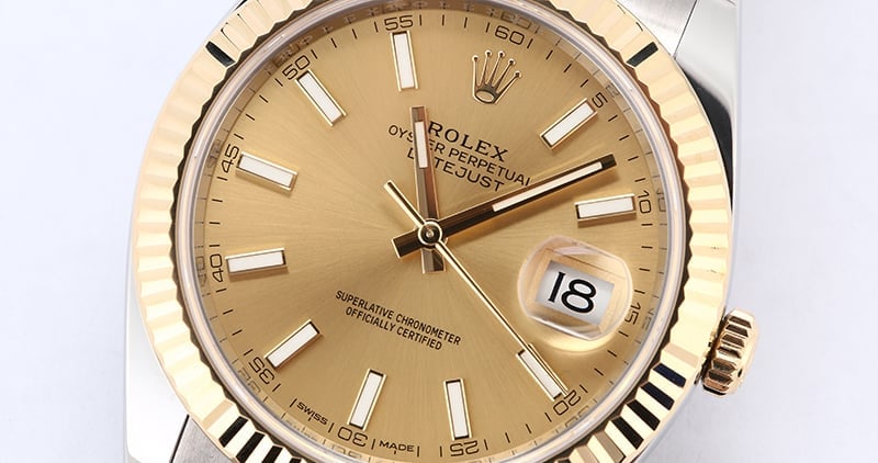 Rolex Datejust 126333 Champagne Dial Two Tone Oyster