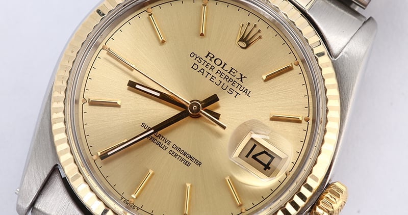 Rolex Datejust 16013 Two Tone Oval Link