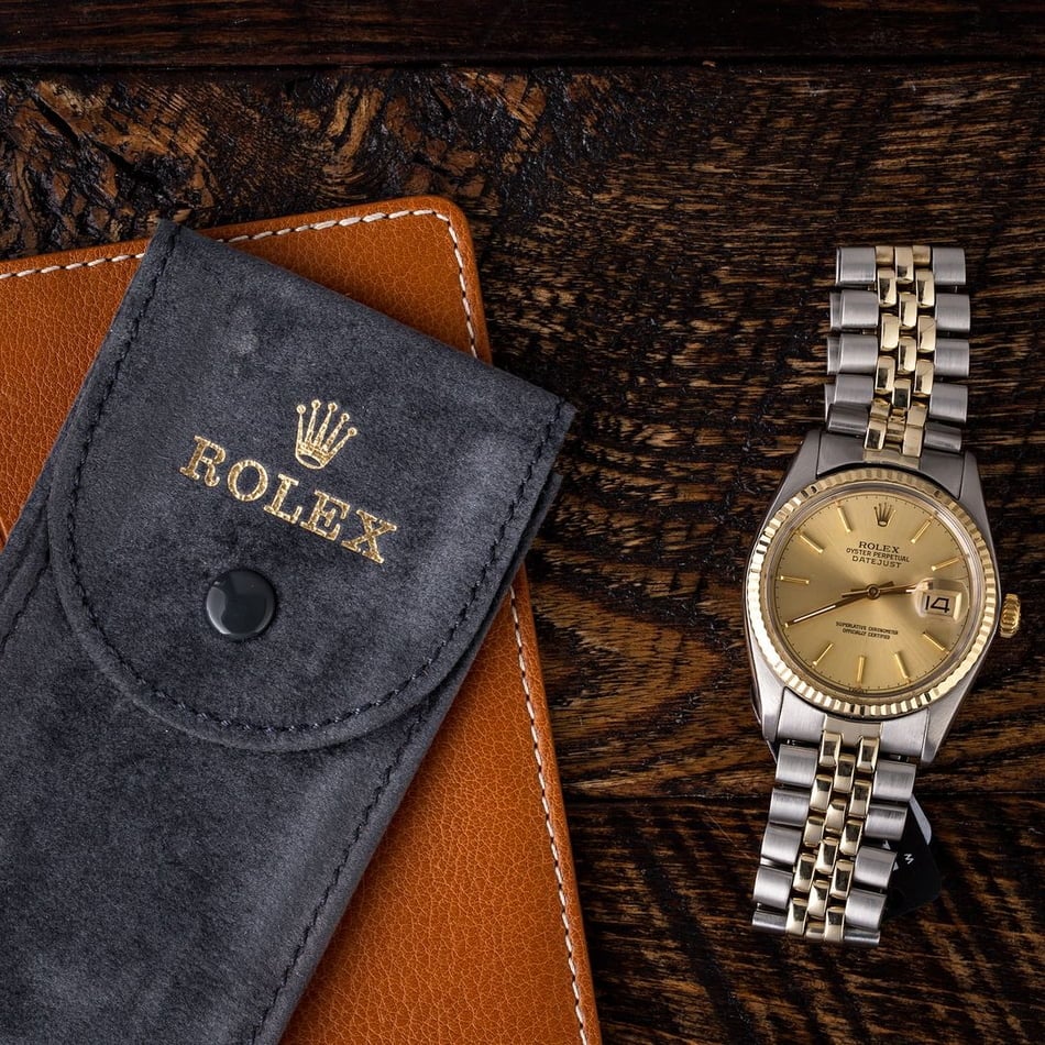 Rolex Datejust 16013 Two Tone Oval Link