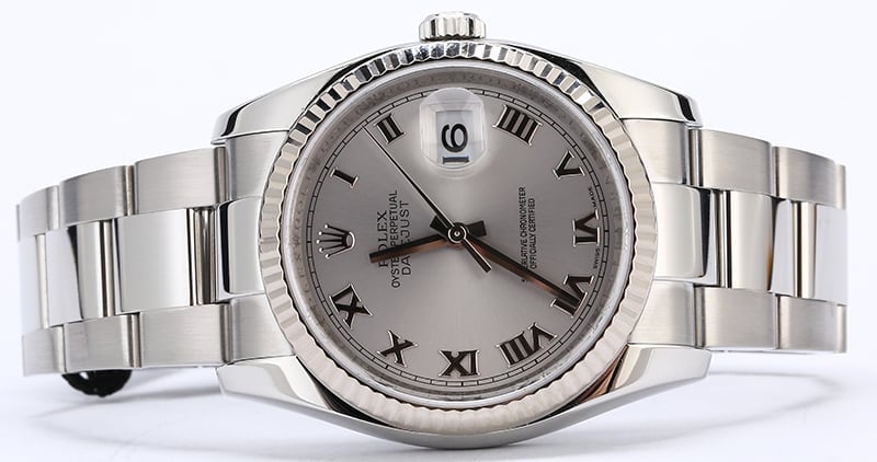 Rolex Datejust 116234 Rhodium Steel Oyster